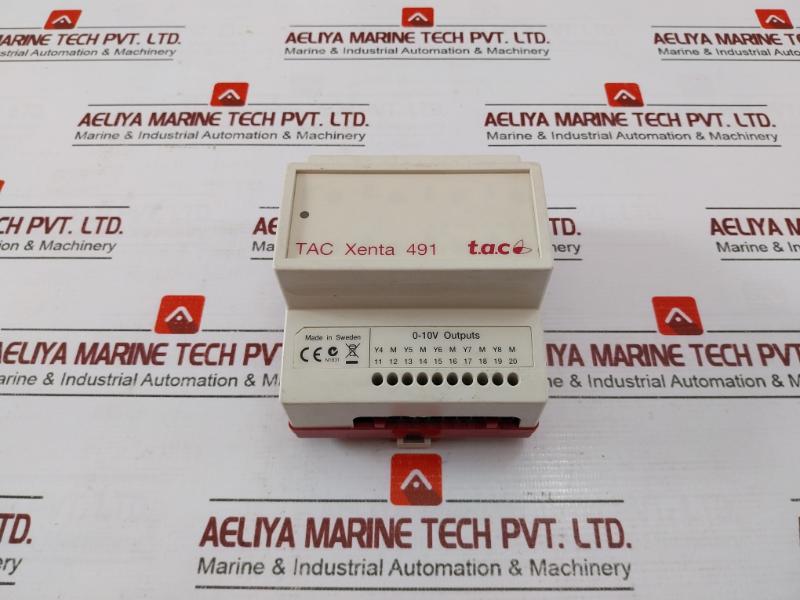 Schneider Electric Tac Xenta 491 Analog Output Module 0630320584 3Va 24Vac