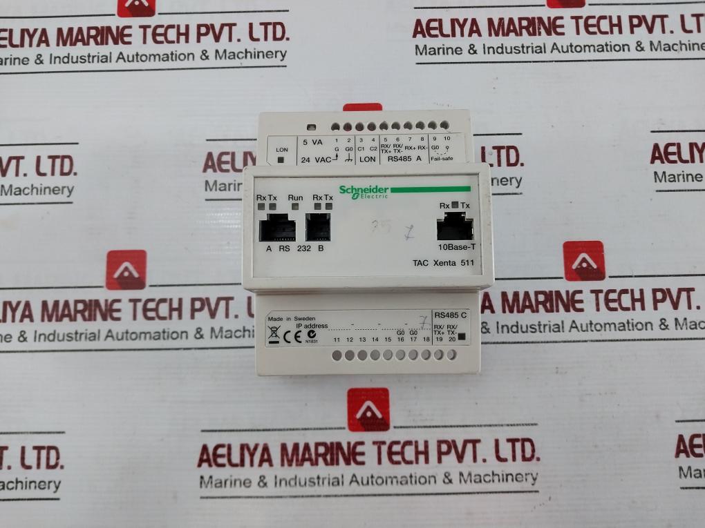 Schneider Electric Tac Xenta 511 Lonwork Network Plc Web Server 5Va 24Vac