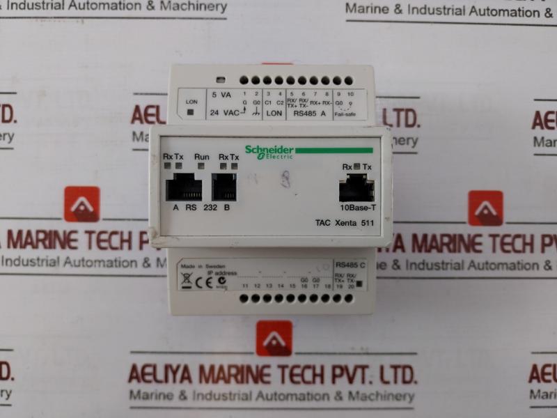 Schneider Electric Tac Xenta 511 Plc Web Server F/ Lonwork Network