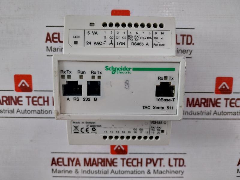 Schneider Electric Tac Xenta 511 Plc Web Server F/ Lonwork Network