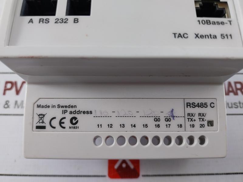Schneider Electric Tac Xenta 511 Web Server Plc For Lonwork Network