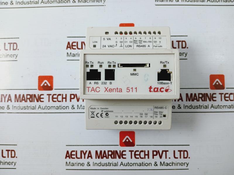 Schneider Electric Tac Xenta 511 Web Server Plc Class 2 Ver 2.4.0