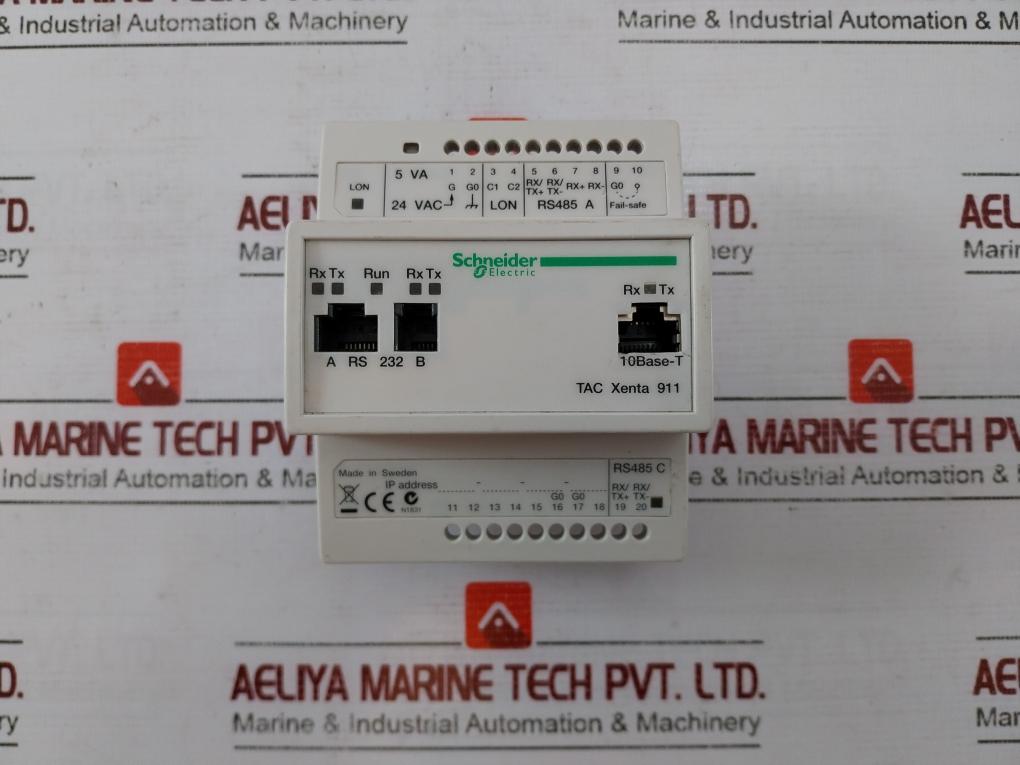 Schneider Electric Tac Xenta 911 Communication Device 5Va 24Vac 007308310