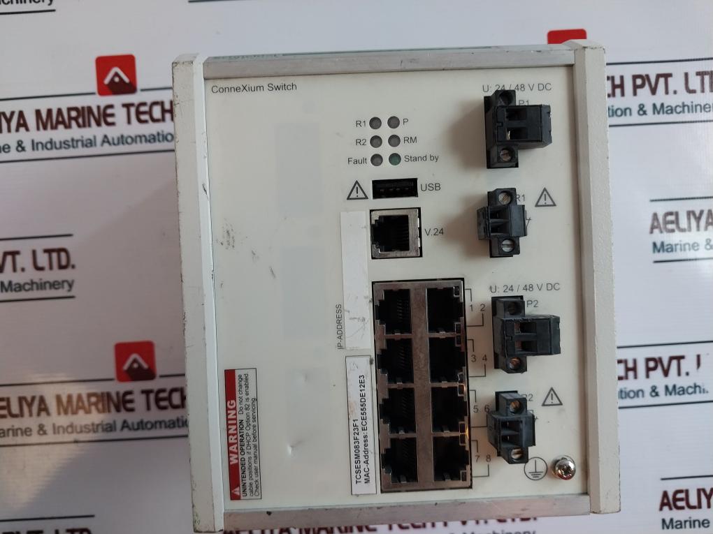 Schneider Electric Tcsesm083F23F1 Connexium Extended Managed Switch 24-48 Vdc