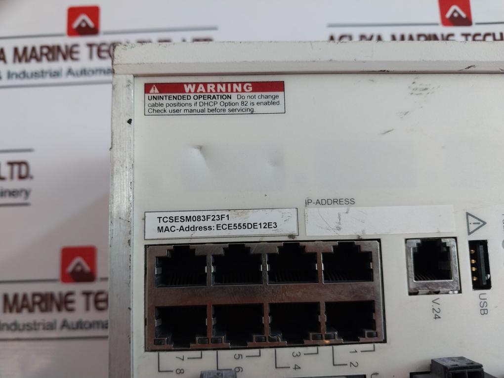 Schneider Electric Tcsesm083F23F1 Connexium Extended Managed Switch 24-48 Vdc