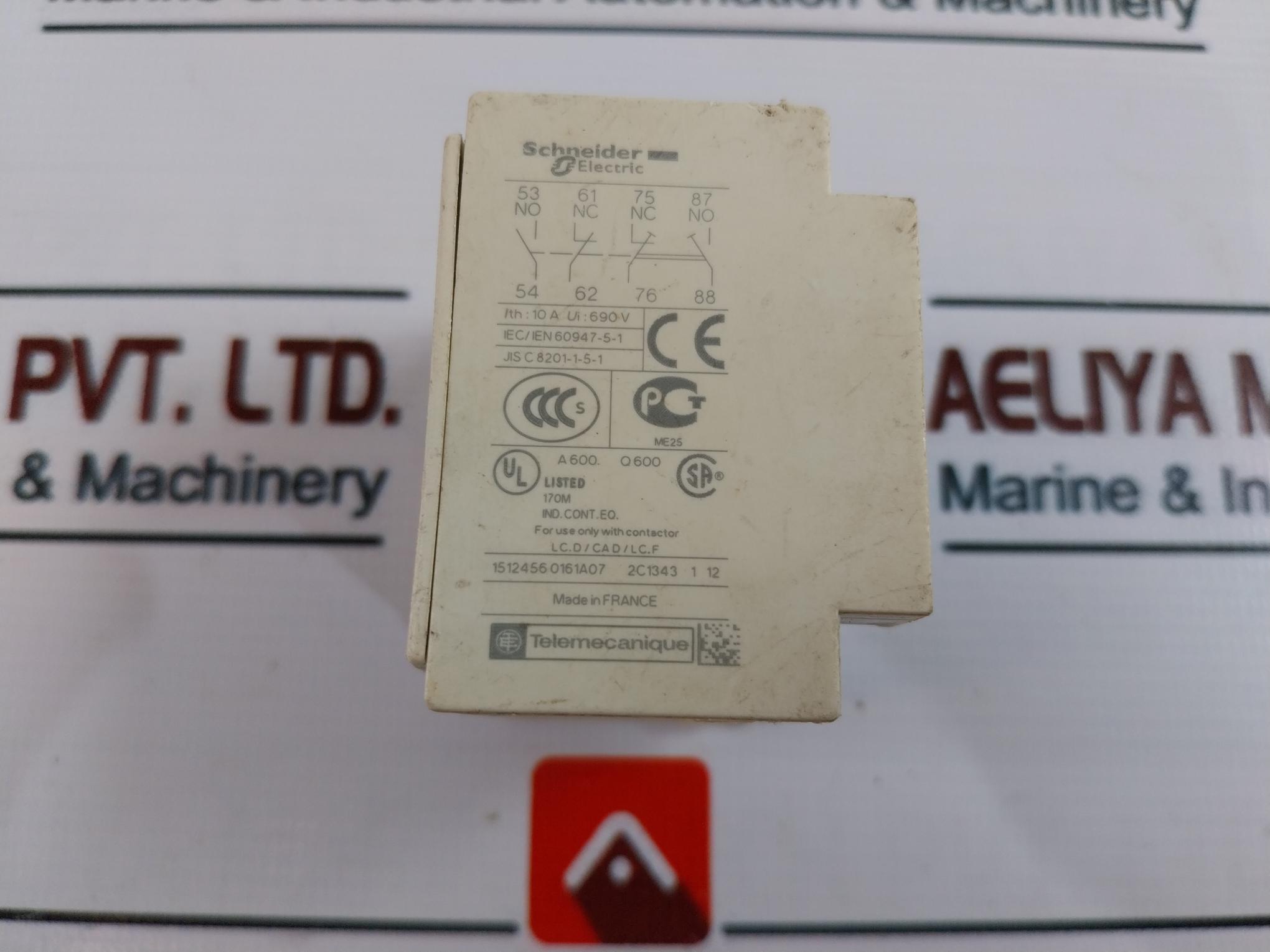 Schneider Electric/Telemecanique Ladc22 Auxiliary Contact Block 10A 690V