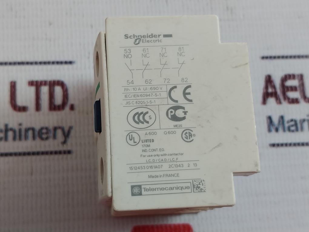 Schneider Electric/Telemecanique Ladn13 Auxiliary Contact Block