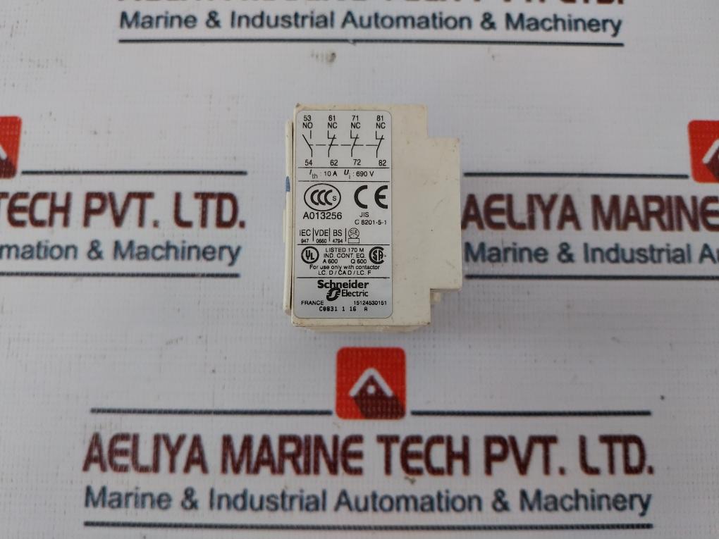 Schneider Electric/ Telemecanique Ladn13 Auxiliary Contact Block 690v 10a