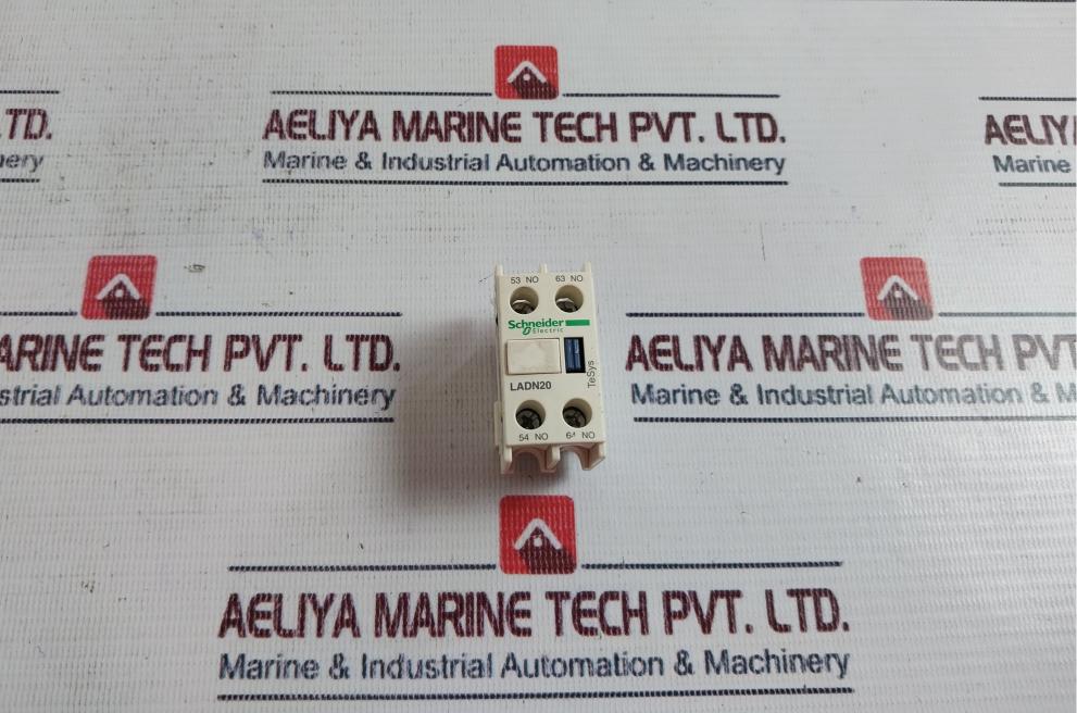 Lot of 2X Schneider Electric LADN20 Auxiliary Contact Block 690V 10A IEC 60947