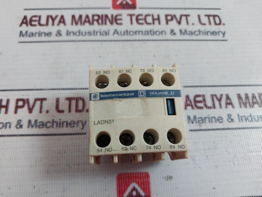 Lot of 2X Schneider Electric LADN31 Auxiliary Contact Block 690V 10A