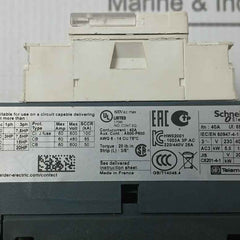 Schneider Electric/Telemecanique Lc1D25 3 Pole Ac Power Contactor 220/440V 25A