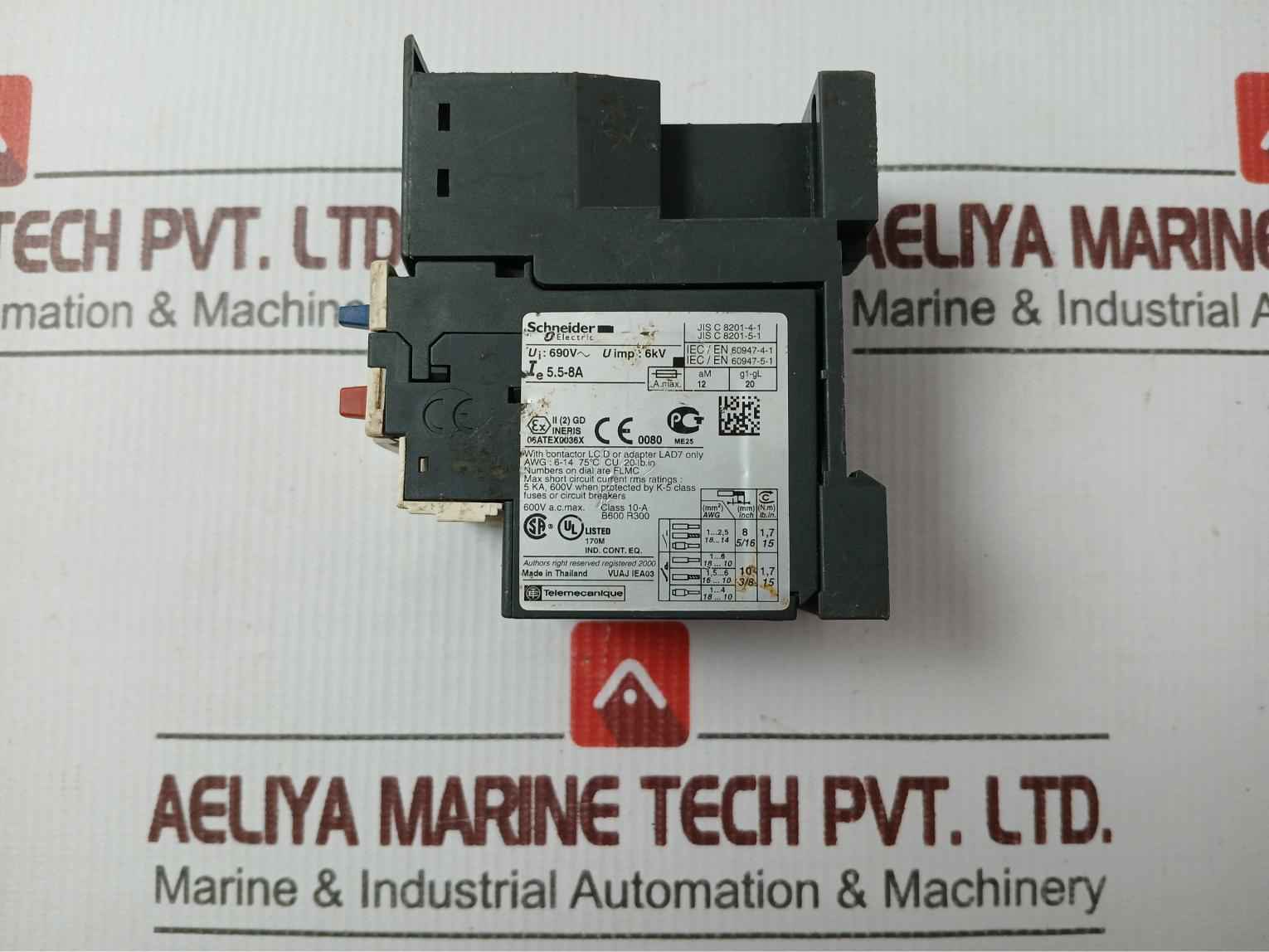 Schneider Electric Lrd12 Telemecanique Overload Relay