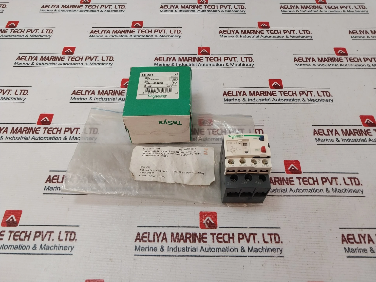 Schneider Electric/Telemecanique Lrd 21 Overload Relay 12-18A