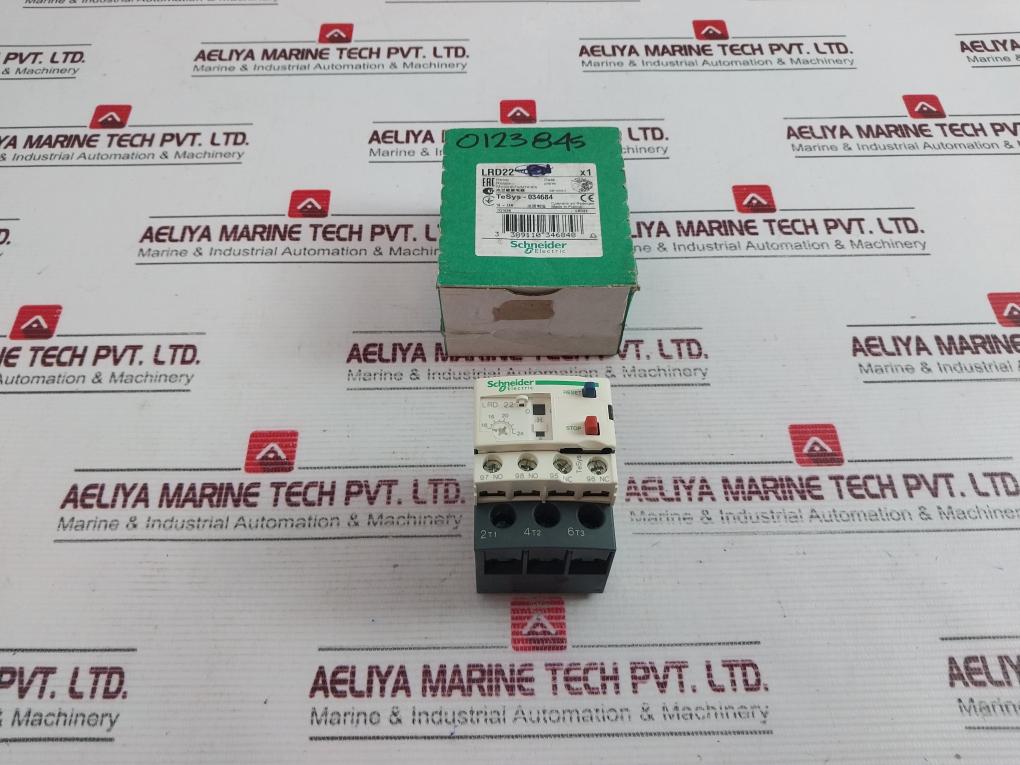 Schneider Electric/Telemecanique Lrd 22 Overload Relay 690V-50/60Hz Gb14048.4