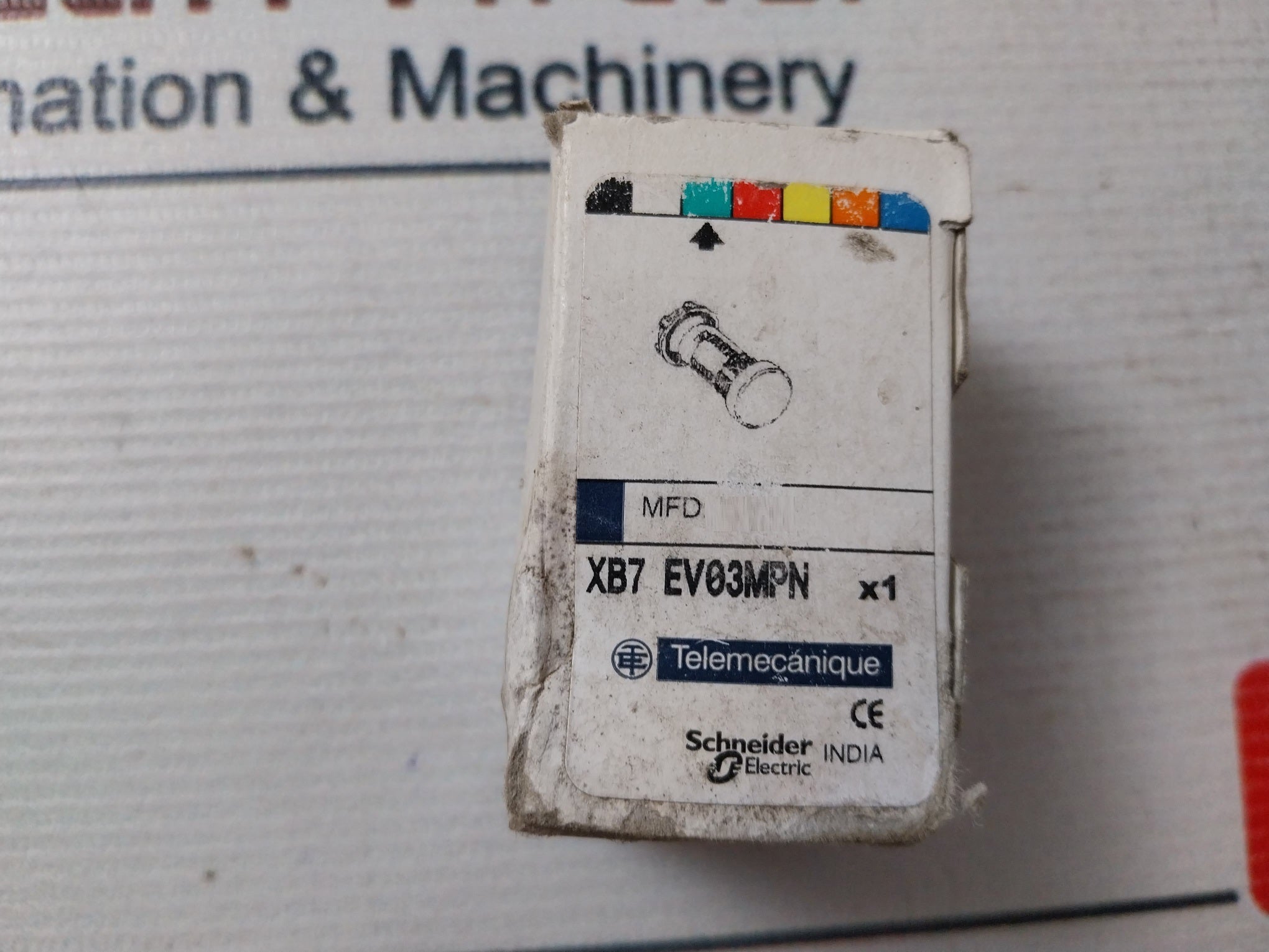 Schneider Electric Telemecanique Xb7-ev0.Mpn Pilot Light Led Control Unit 230V A