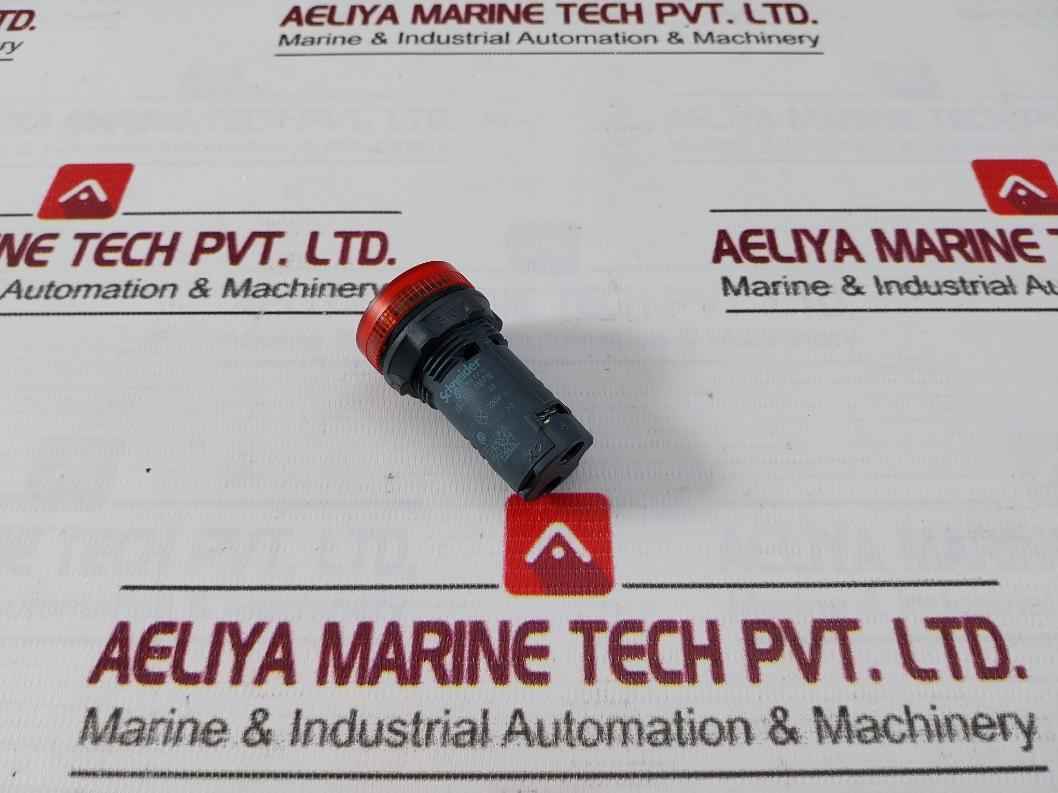 Schneider Electric/Telemecanique Xb7Ev04Mpn Monolithic Red Pilot Light 230V Ac