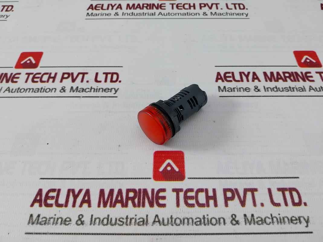 Schneider Electric/Telemecanique Xb7Ev04Mpn Monolithic Red Pilot Light 230V Ac