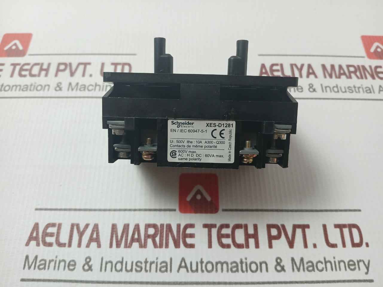 Schneider Electric/ Telemecanique Xes-d1281 Auxiliary Contact Block 500V 10A