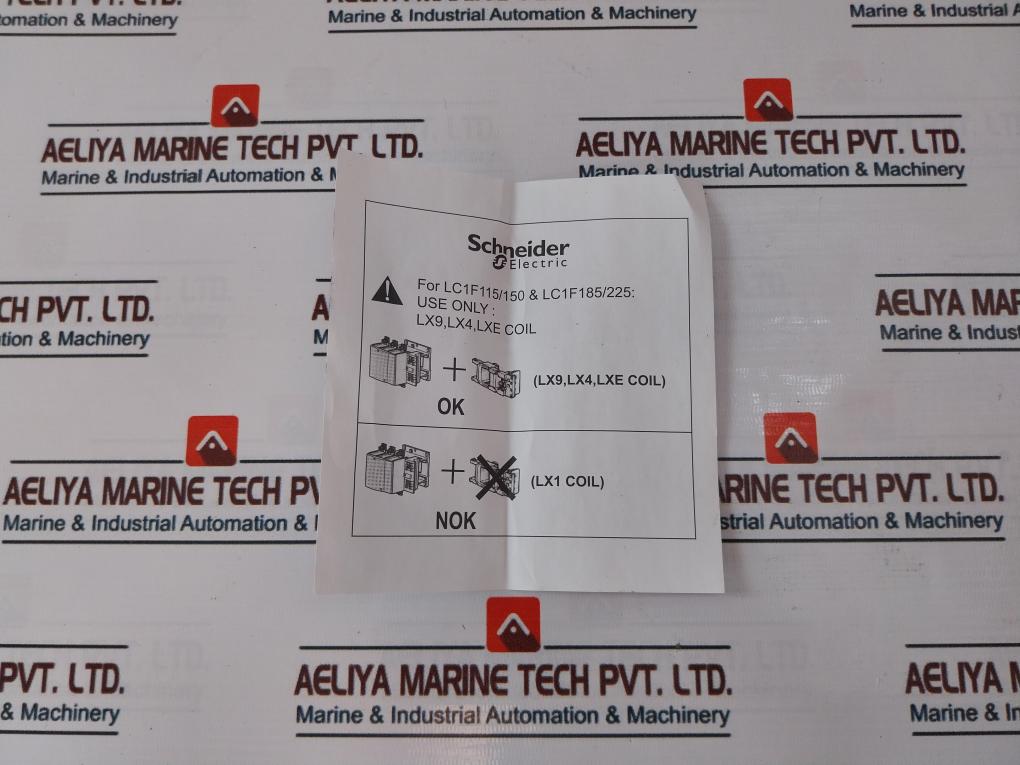 Schneider Electric Tesys Lc1F185/Lx9Fg415 3 Pole Contactor With Coil 275A 1000V~