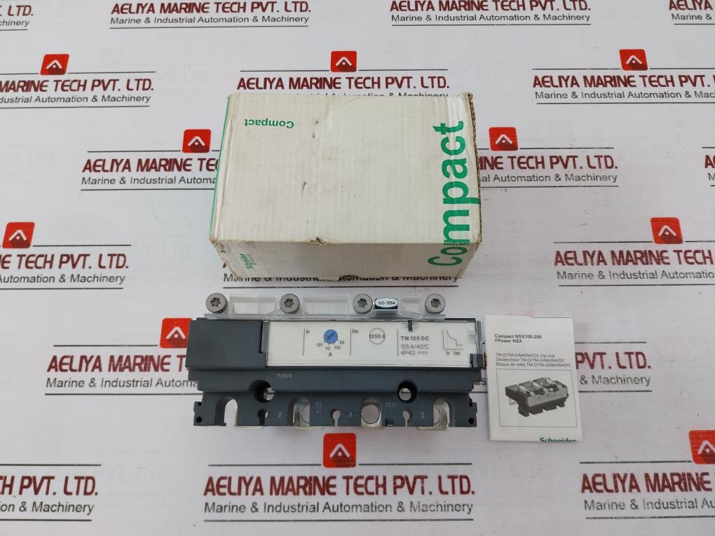 Schneider Electric Tm 125 D 3 Poles Thermal Magnetic Protection S1A50510