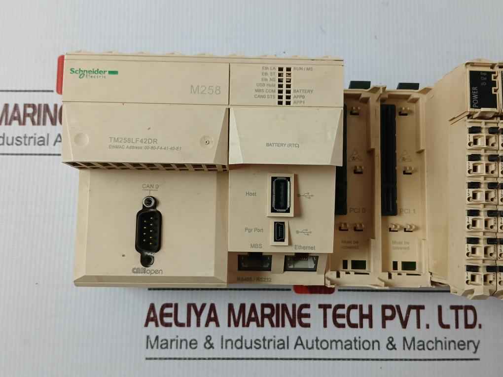Schneider Electric Tm258Lf42Dr Modicon M258 Logic Controller 24Vdc 400Ma