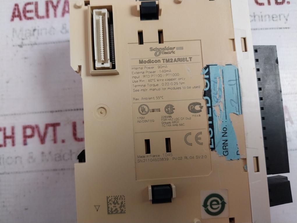 Schneider Electric Tm2Ari8Lt Modicon M238 Analog Input Module