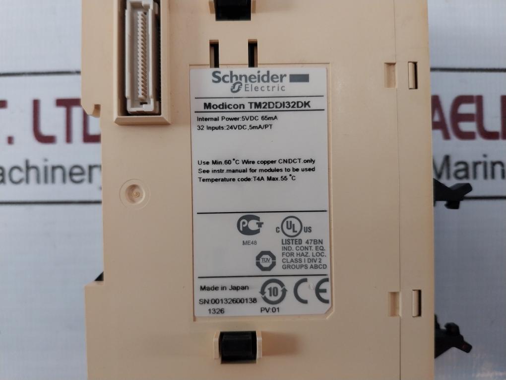 Schneider Electric Tm2Ddi32Dk Discrete Input Module 32 Inputs 24Vdc