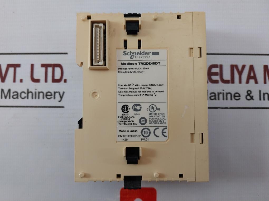 Schneider Electric Tm2Ddi8Dt I/O Expansion Module Modicon Logic Controller 24Vdc