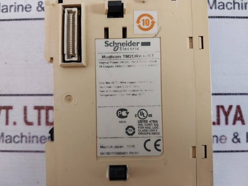 Schneider Electric Tm2Dra16Rt Modicon Relay Output Module 24Vdc 16 Output