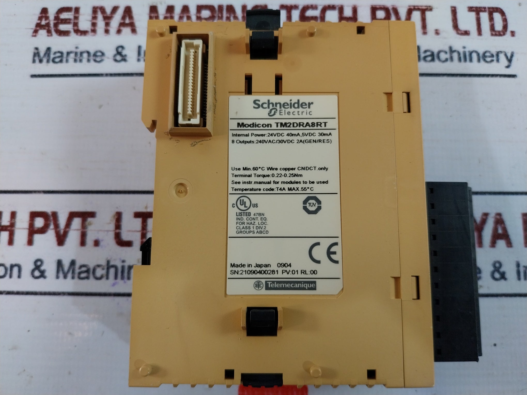 Schneider Electric Tm2Dra8Rt I/O Expansion Module 24Vdc 40Ma 5Vdc 30Ma