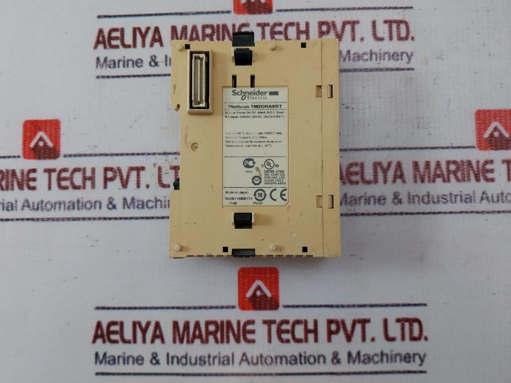 Schneider Electric Tm2dra8rt Relay Output Expansion Module 24vdc,40ma