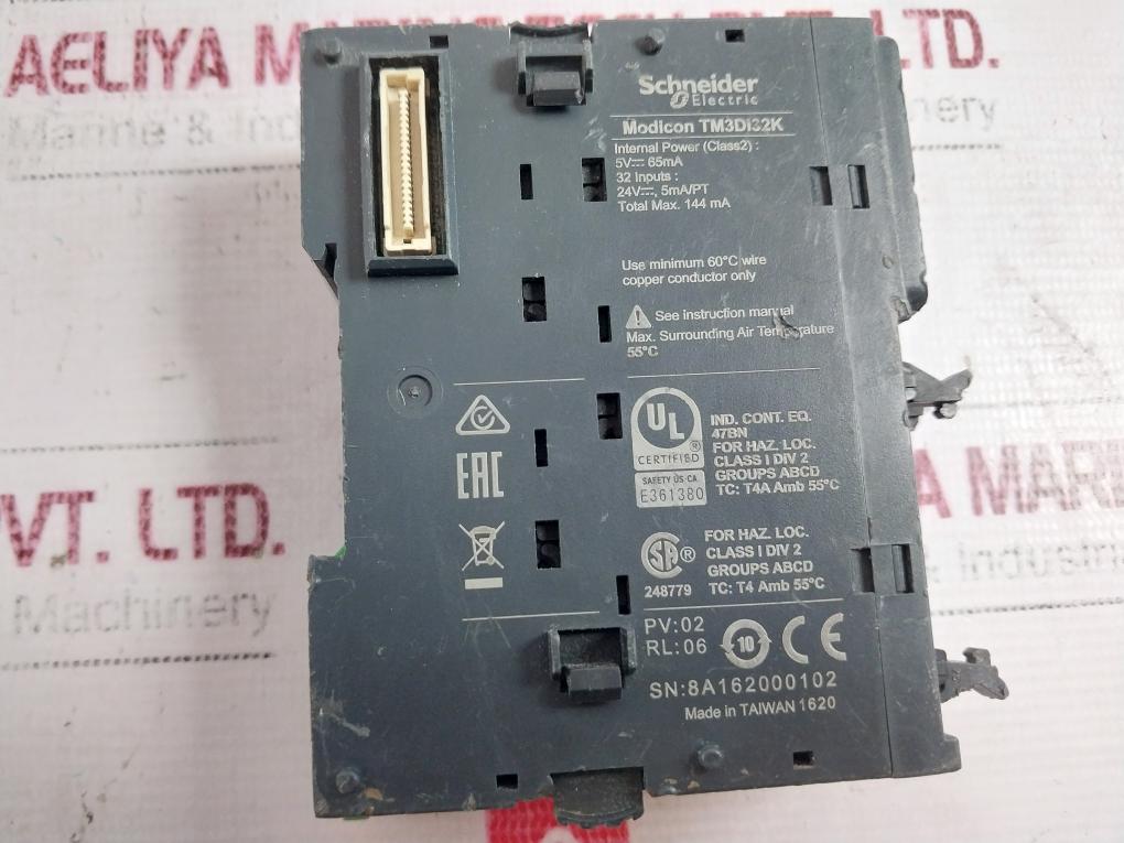 Schneider Electric Tm3Di32K Modicon Dc Input Module 32 Inputs 24V 5Ma