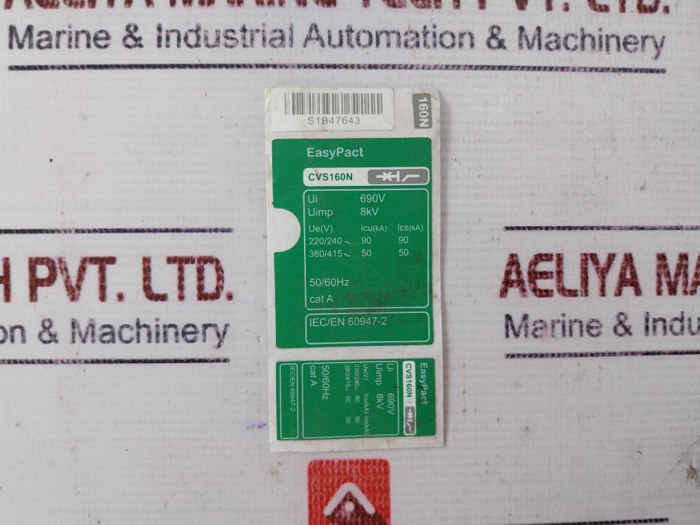 Schneider Electric Tm400d Circuit Breaker Easypact Trip Unit For Cvs400-630