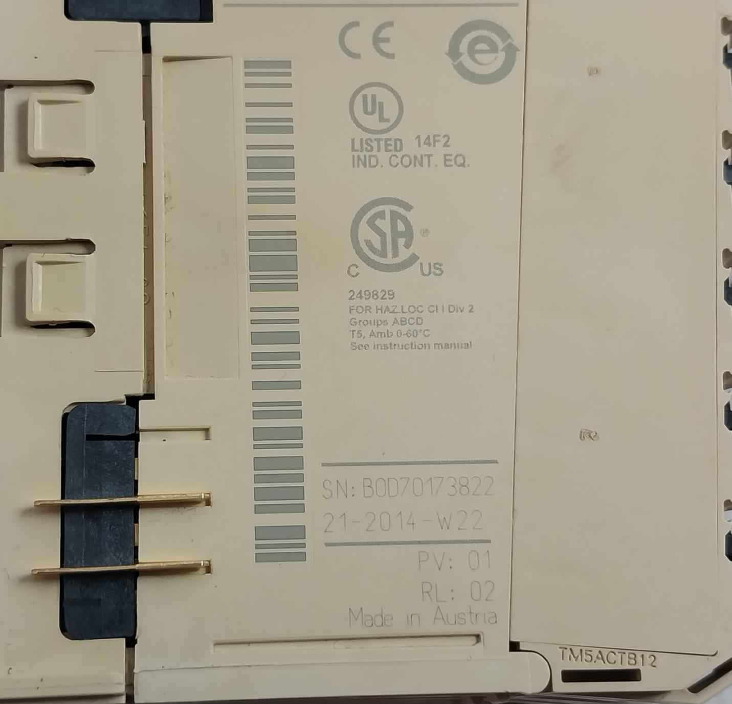 Schneider Electric Tm5C24D12R Compact I/O Expansion Block 230Vac 5A