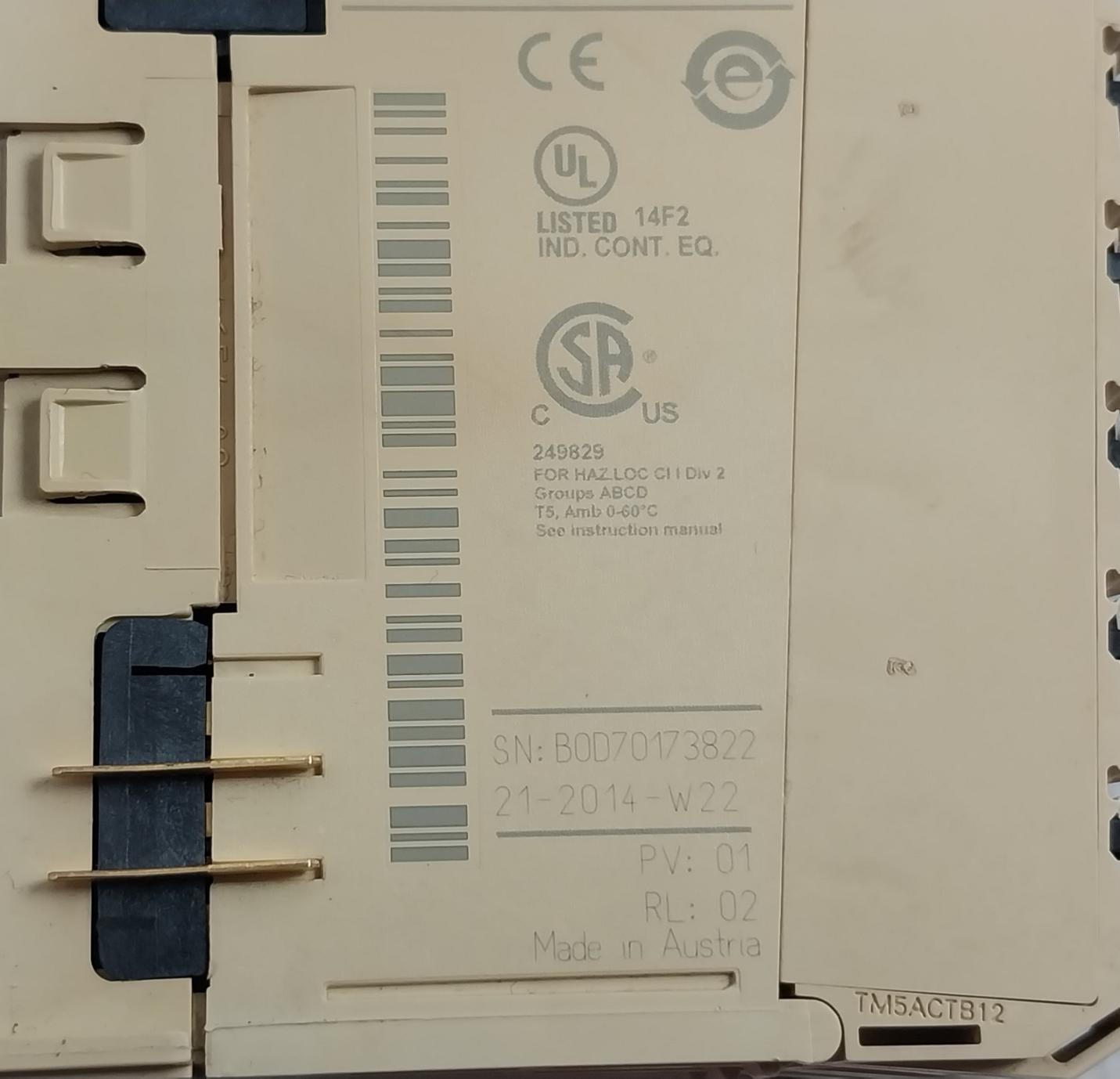 Schneider Electric Tm5C24D12R Compact I/O Expansion Block 230Vac 5A