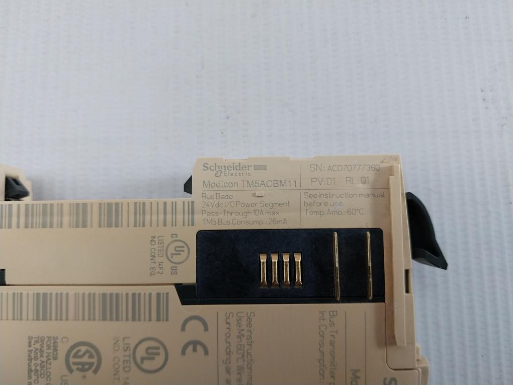 Schneider Electric Tm5Sbet1 Modicon Discrete Input Modules 24V Pwr 10A Max