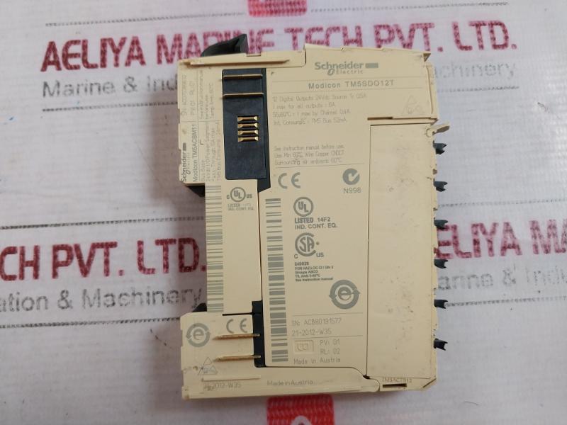 Schneider Electric Tm5Sdo12T Modicon Digital Output Module 24Vdc 10A Max 26Ma