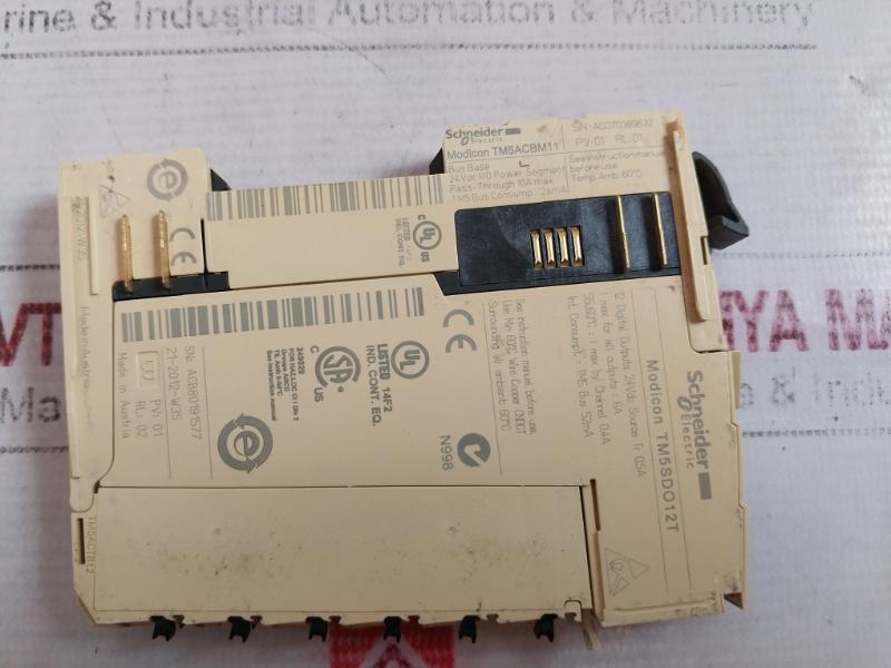 Schneider Electric Tm5Sdo12T Modicon Digital Output Module 24Vdc 10A Max 26Ma