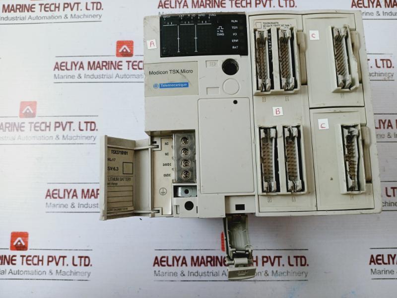 Schneider Electric Tsx3710101 Telemecanique Modicon Tsx Micro 24vdc 32 Inputs