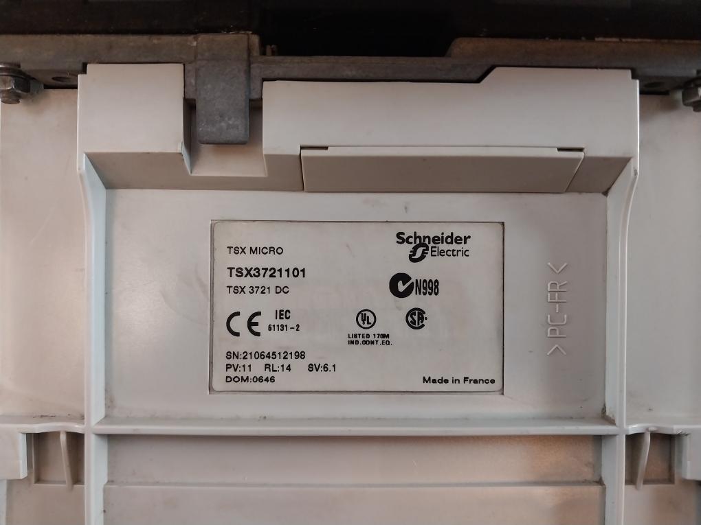 Schneider Electric Tsx3721101 Modular Base Controller With Discrete Input Module Tsxdez12D2