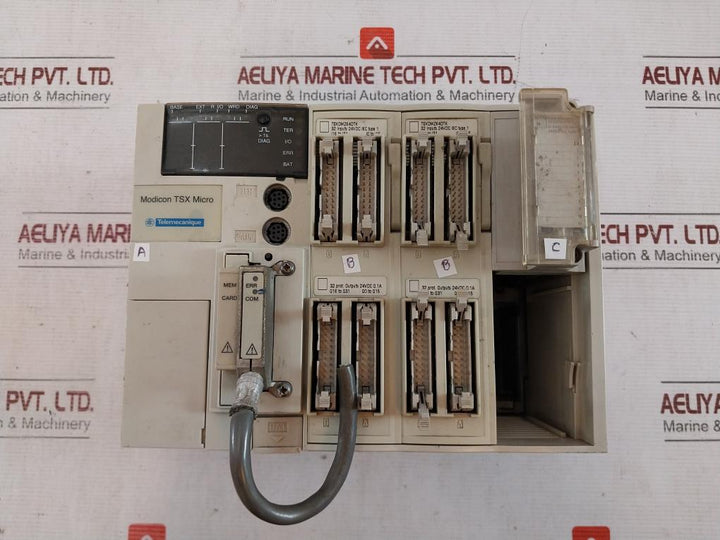 Schneider Electric Tsx3721101 Modular Base Controller With Discrete Input Module Tsxdez12D2