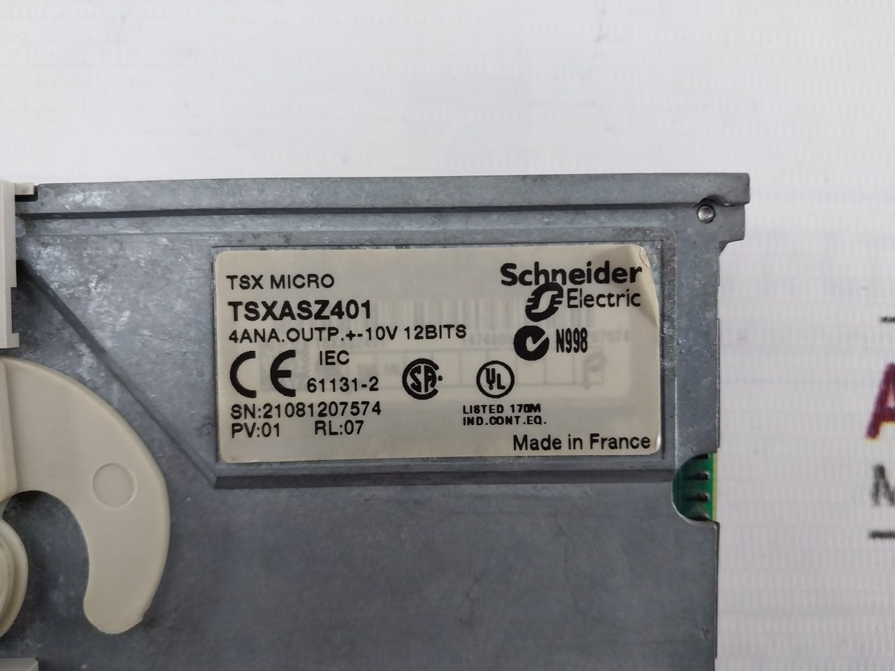 Schneider Electric Tsx3722001 Modicon Tsx Micro Modular Base Controller