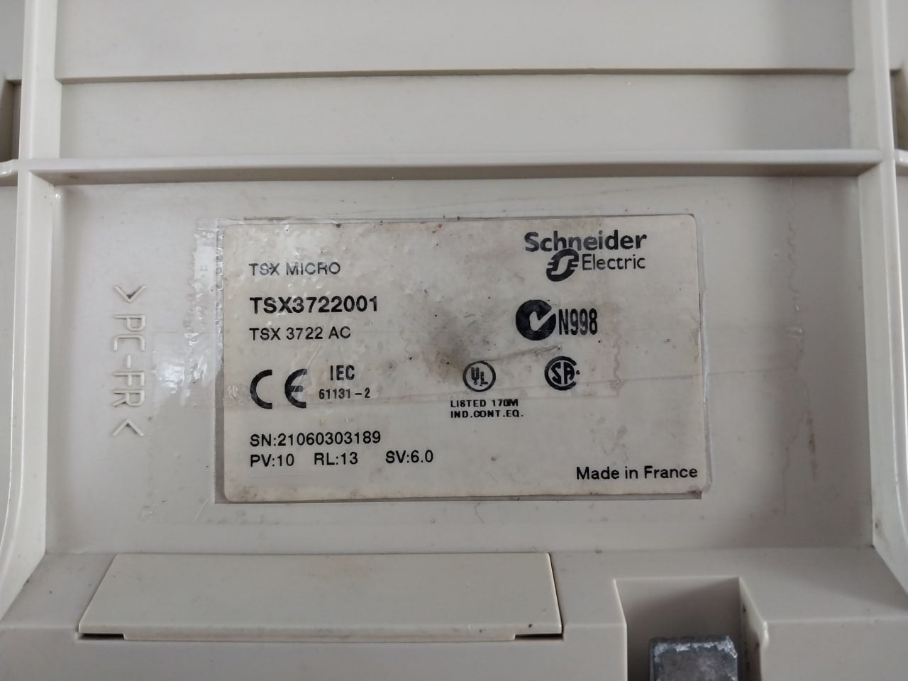 Schneider Electric Tsx3722001 Modicon Tsx Micro Modular Base Controller