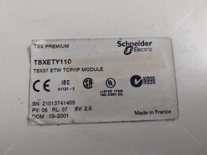 Schneider Electric Tsx Ety110 Tcp/ip Module