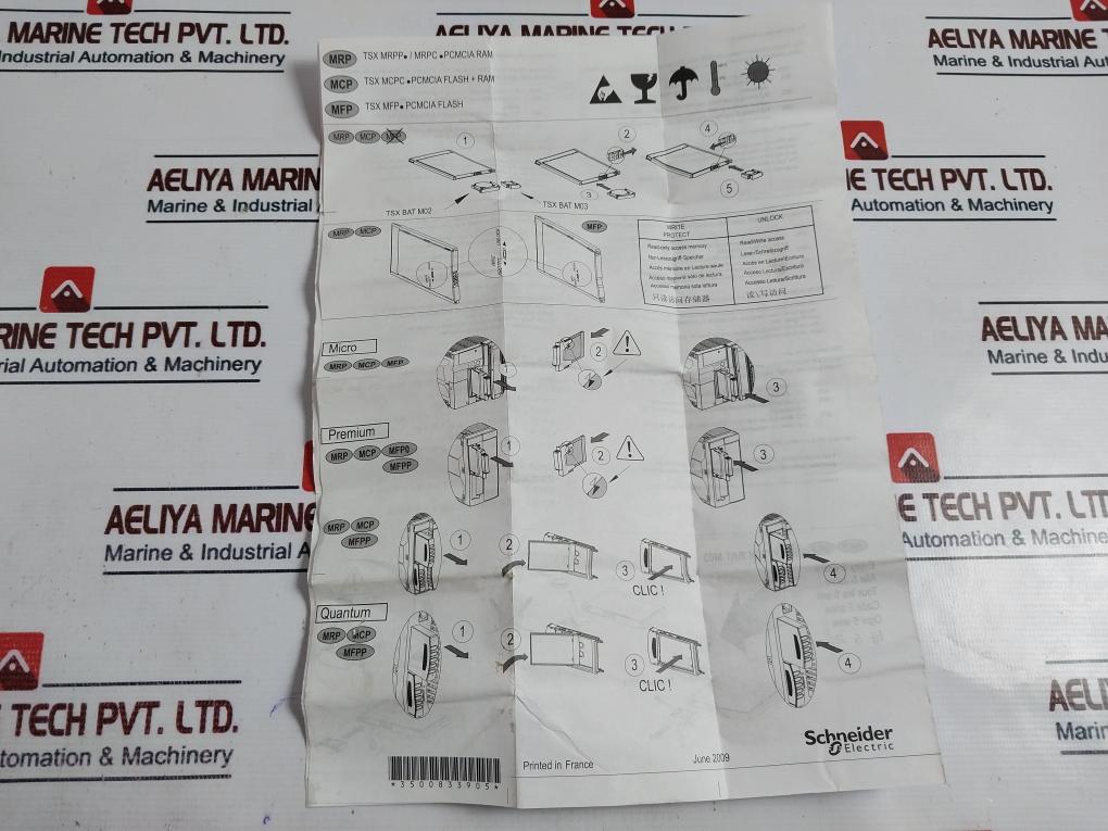 Schneider Electric Tsx Mfpp128K Flash Memory Card