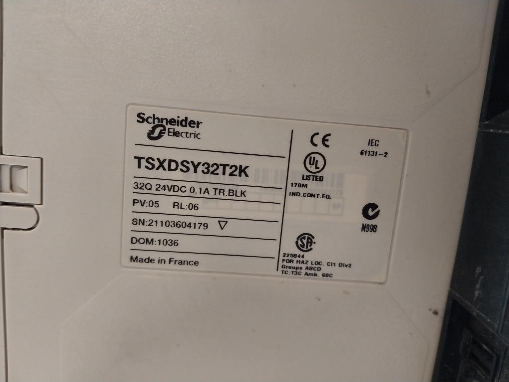 Schneider Electric Tsx P57103 Processor Cpu W/ Modules 24Vdc