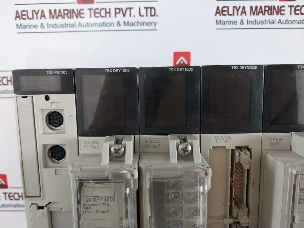 Schneider Electric Tsx P57103 Processor Cpu W/ Modules 24Vdc