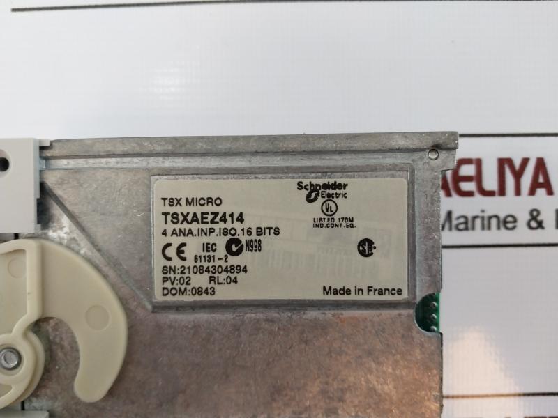 Schneider Electric Tsxaez414 Analog Input Module 250 Ohms 16 Bits Iec 61131-2