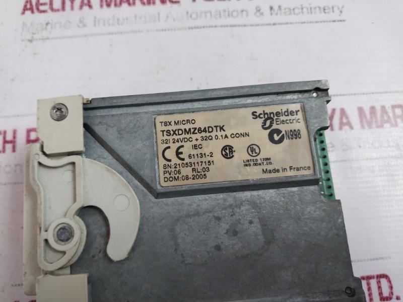 Schneider Electric Tsxdmz64Dtk Tsx Micro I/O Solid State Module Rl03 Iec 61131-2