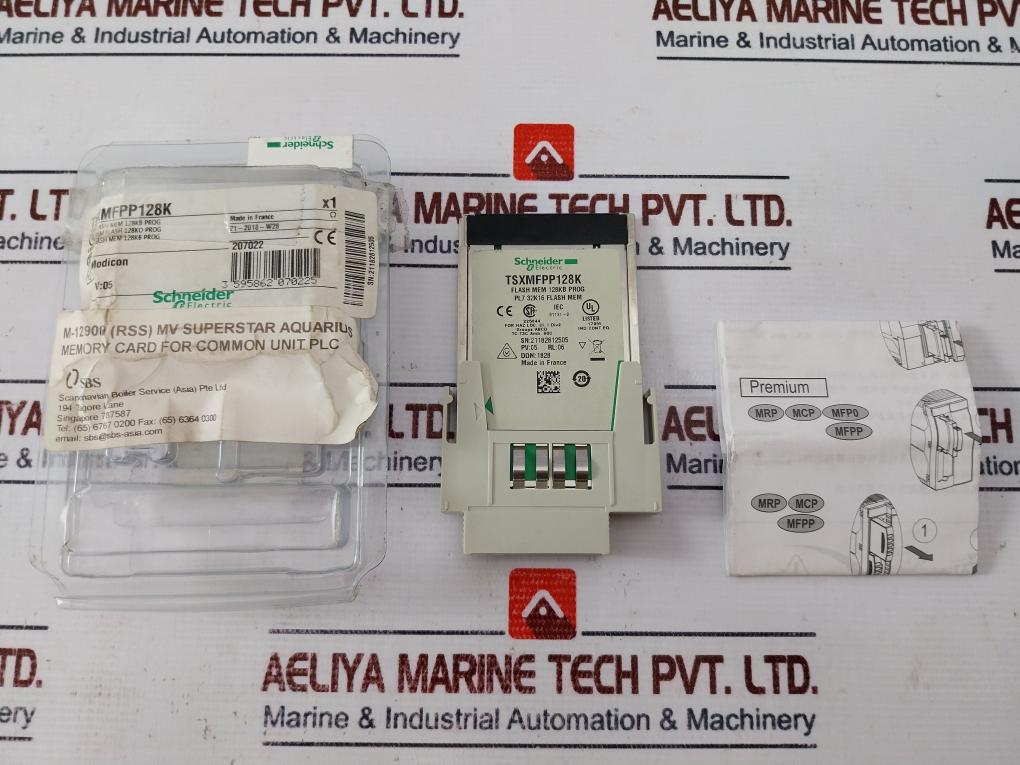 Schneider Electric Tsxmfpp128k Memory Card For Plc
